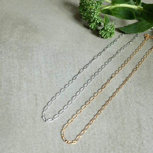 Oval Link Chain Necklace
