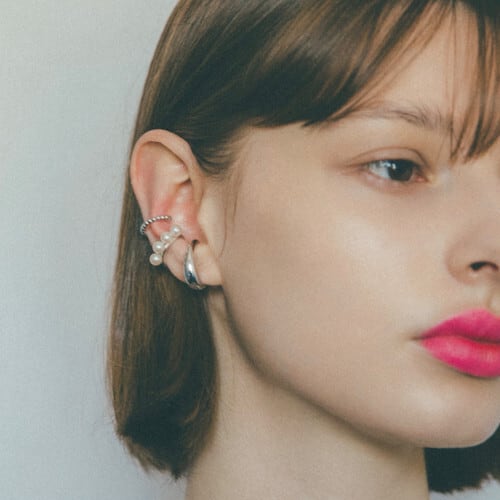 Quad Pearl&Twist Ear Cuff