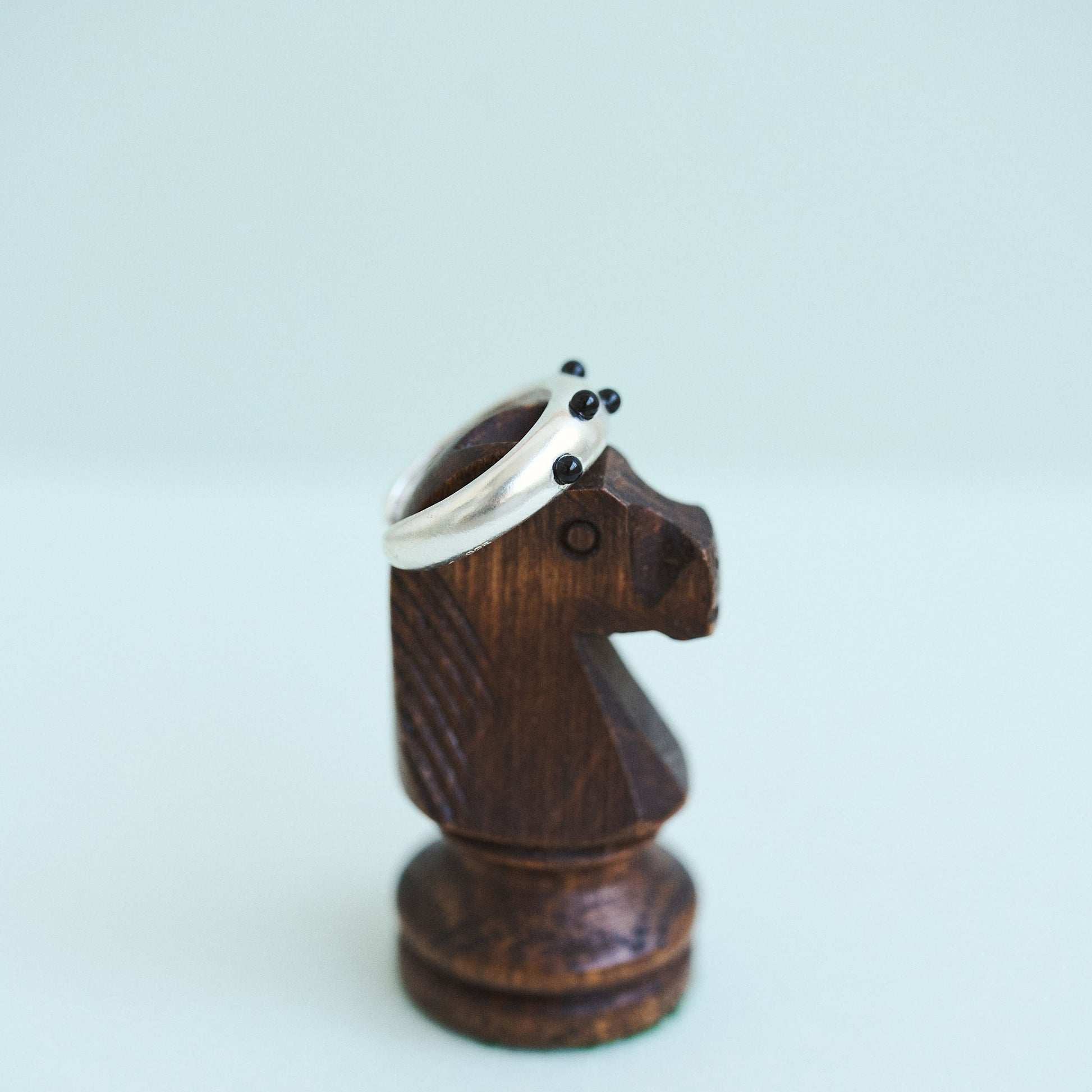 Black Pebble Ring