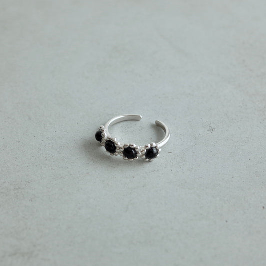 Four Flower Stone Ring