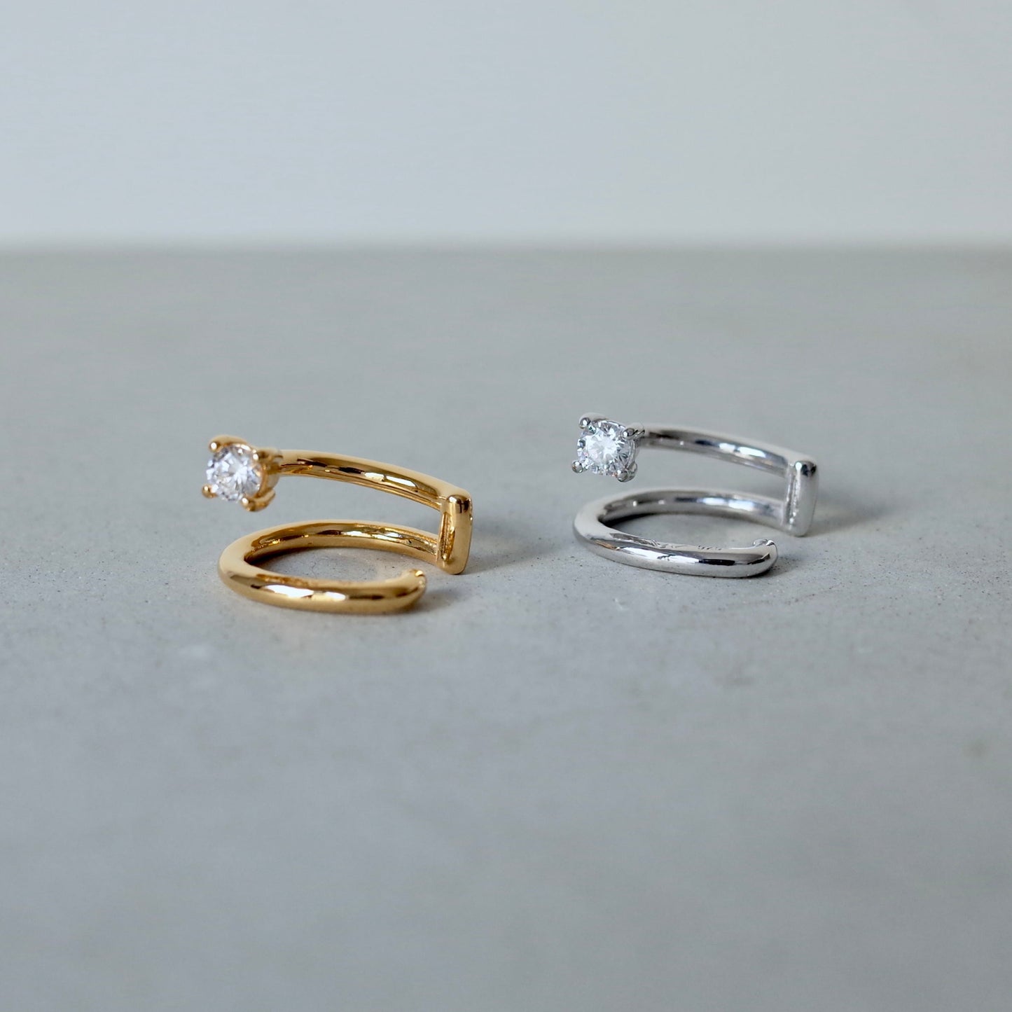 Earlobe Zirconia Ear Cuff