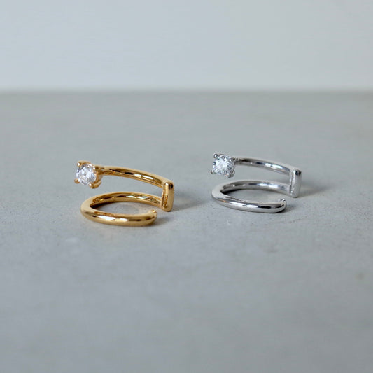 Earlobe Zirconia Ear Cuff