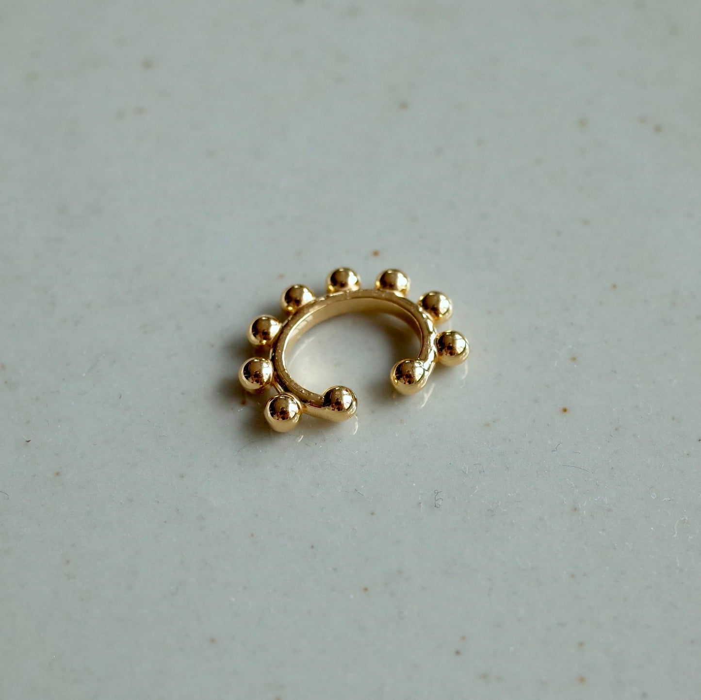 Eight Ball Ear Cuff