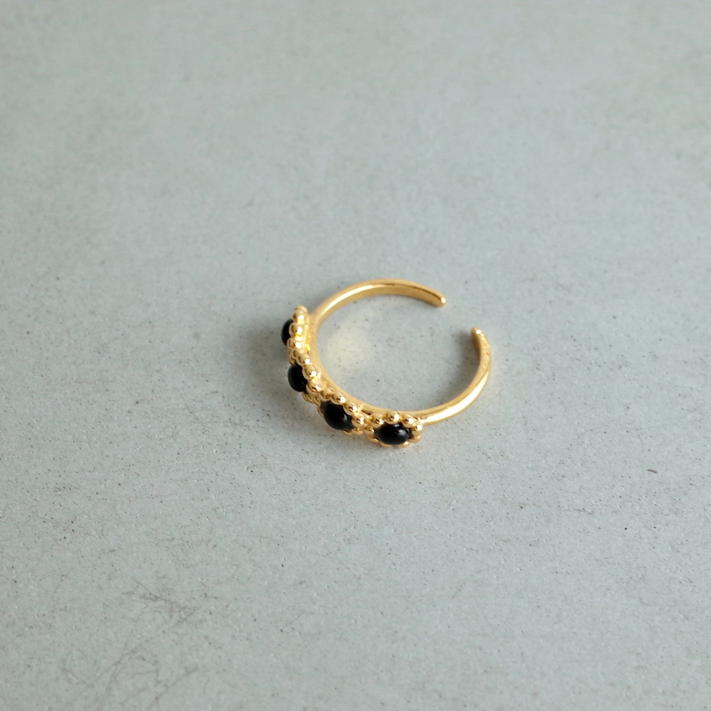 Four Flower Stone Ring