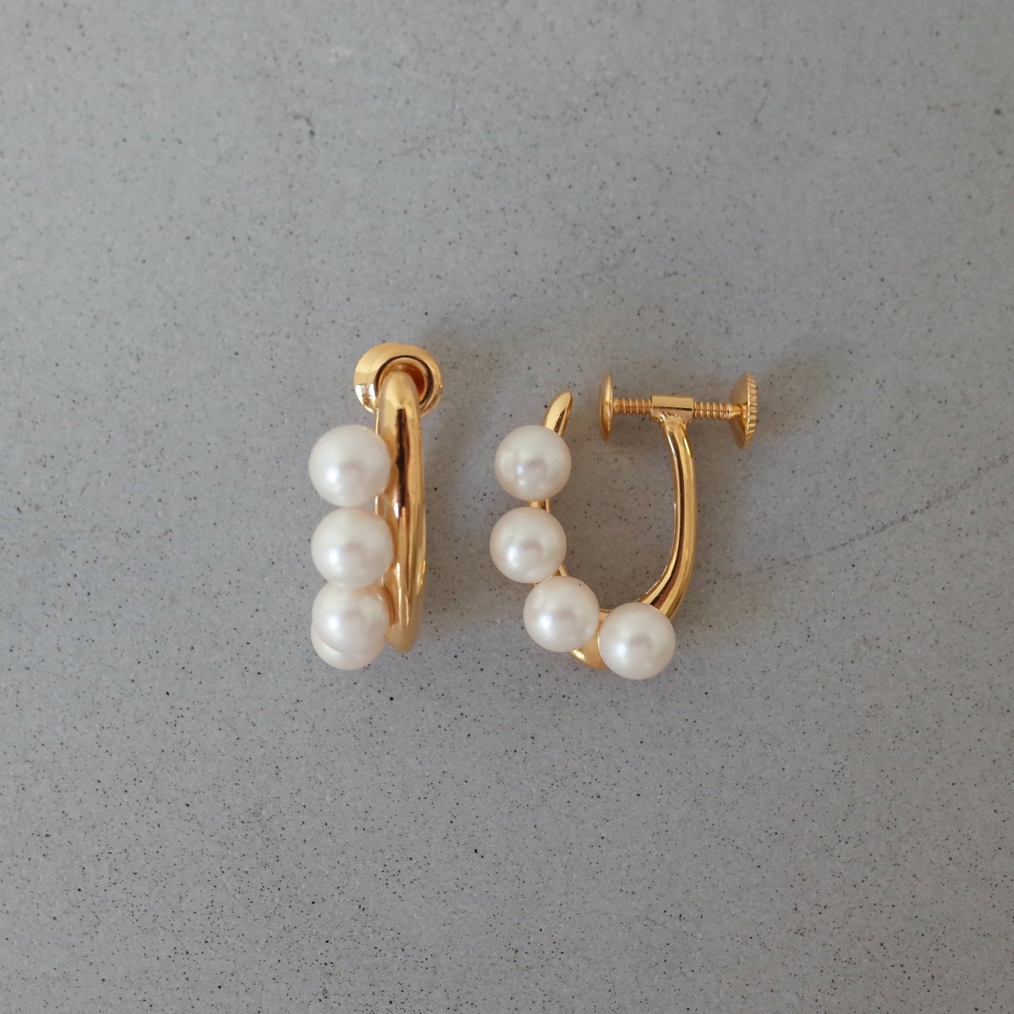 Quad Pearl Earring